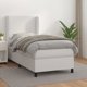 vidaXL Κρεβάτι Continental με στρώμα, λευκό, οικοδερμα 90x200 cm