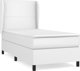 vidaXL Κρεβάτι Continental με στρώμα, λευκό, οικοδερμα 90x200 cm