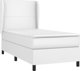 vidaXL Κρεβάτι Continental με στρώμα, λευκό, οικοδερμα 90x200 cm