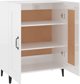 vidaXL Γυαλιστερή λευκή ντουλάπα 69,5x34x90 cm από ξύλινο υλικό
