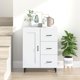 vidaXL Λευκή ντουλάπα 69,5x34x90 cm από ξύλινο υλικό