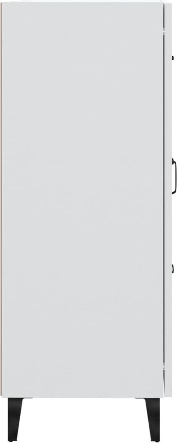 vidaXL Λευκή ντουλάπα 69,5x34x90 cm από ξύλινο υλικό
