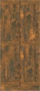 vidaXL Βιβλιοθήκη, καπνιστή δρυς, 82,5x30,5x185,5 cm