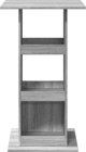 vidaXL Μπαρ τραπέζι με ράφια γκρι δρυς Sonoma 60x60x102 εκ.