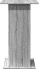 vidaXL Μπαρ τραπέζι με ράφια γκρι δρυς Sonoma 60x60x102 εκ.