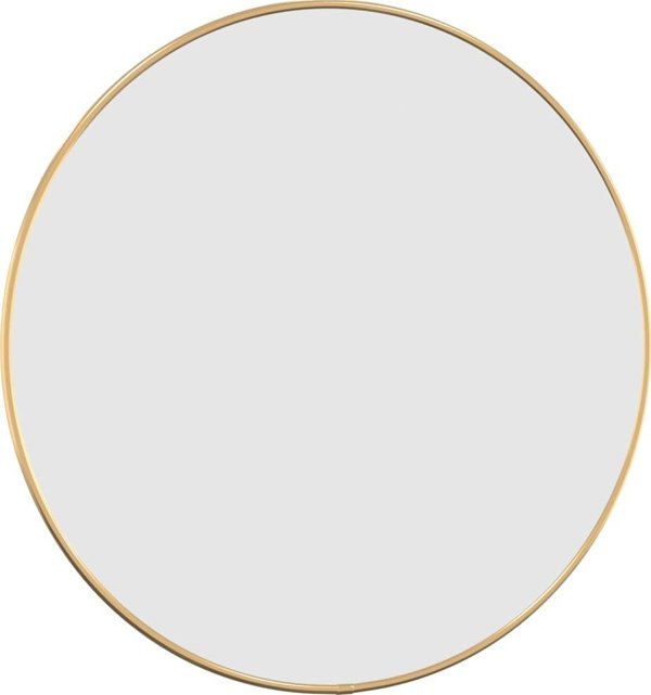 vidaXL Καθρέφτης Τοίχου, Χρυσός, 50 cm, Στρογγυλός