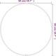 vidaXL Καθρέφτης Τοίχου, Χρυσός, 50 cm, Στρογγυλός