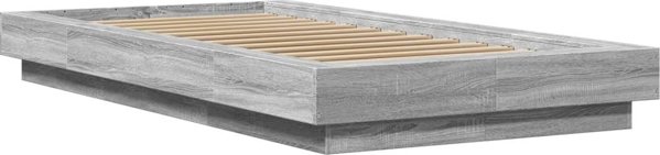 vidaXL Σκελετός Κρεβατιού Sonoma Γκρι Δρυς 90x200 εκ από Ξύλο