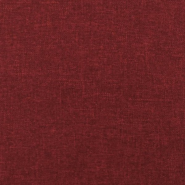 vidaXL υποπόδιο κόκκινο κρασί 60x50x41 cm με υφασμάτινη ταπετσαρία
