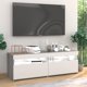 vidaXL Szafki TV με LED, σετ 2 τεμ., γκρι δρυς Sonoma, 60x35x40 εκ.