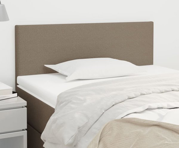 vidaXL Zaglowek do lozka, taupe, 80x5x78/88 cm, tkanina