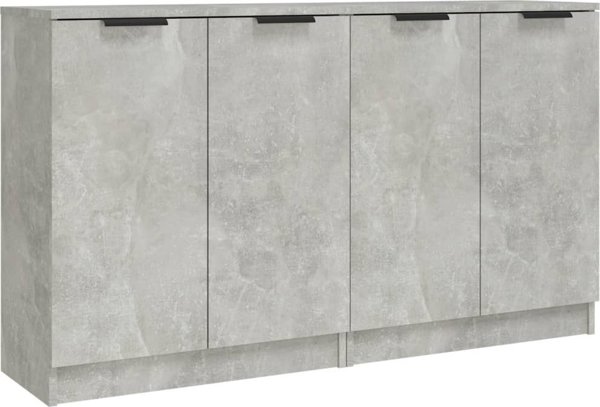 vidaXL Komody, 2 τεμάχια, από χυτό σκυρόδεμα, 60x30x70 cm