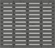 vidaXL Κεφαλάρι κρεβατιού, γκρι, 96x3x91,5 εκ., συμπαγές πεύκο