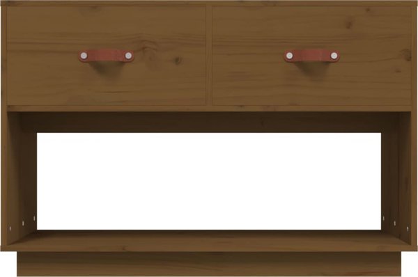 vidaXL Ντουλάπι τηλεόρασης, μέλι καφέ, 90x40x60 εκ, από μασίφ πεύκο