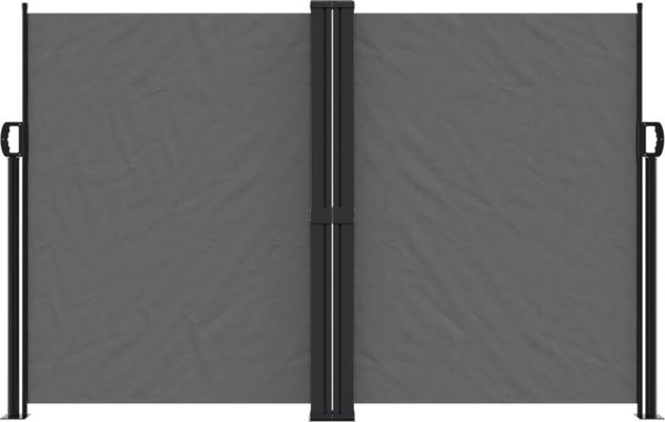 vidaXL Zwijana markiza boczna, antracytowa, 160 x 600 cm