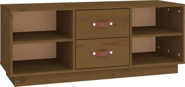 vidaXL Έπιπλο TV, μέλι καφέ, 100x34x40 cm, ξύλο πεύκου