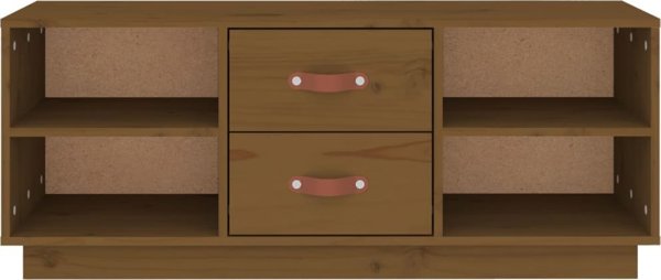 vidaXL Έπιπλο TV, μέλι καφέ, 100x34x40 cm, ξύλο πεύκου