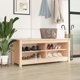 vidaXL vidaXL Szafka na buty, 110x38x45,5 cm, lite drewno sosnowe