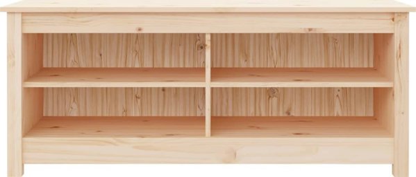 vidaXL vidaXL Szafka na buty, 110x38x45,5 cm, lite drewno sosnowe