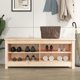 vidaXL vidaXL Szafka na buty, 110x38x45,5 cm, lite drewno sosnowe