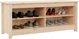 vidaXL vidaXL Szafka na buty, 110x38x45,5 cm, lite drewno sosnowe