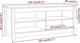 vidaXL vidaXL Szafka na buty, 110x38x45,5 cm, lite drewno sosnowe