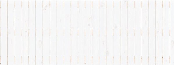 vidaXL Κεφαλάρι κρεβατιού, λευκό, 166x3x60 cm, μασίφ ξύλο πεύκου
