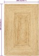 vidaXL DYWAN JUTOWY BOHO PLECIONY Z JUTY 200X300CM