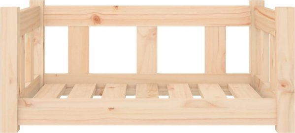 vidaXL vidaXL Legowisko dla psa, 65,5x50,5x28 cm, lite drewno sosnowe