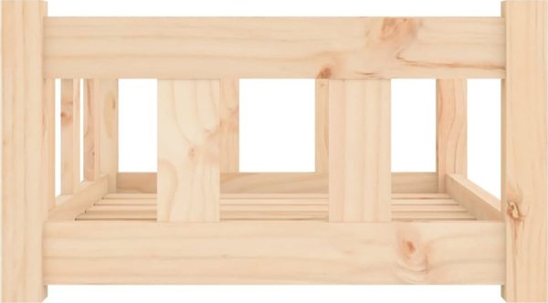vidaXL vidaXL Legowisko dla psa, 65,5x50,5x28 cm, lite drewno sosnowe