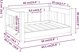 vidaXL vidaXL Legowisko dla psa, 65,5x50,5x28 cm, lite drewno sosnowe
