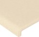 vidaXL Zaglowki do lozka 2 τμχ κρεμ 90x5x78/88 εκ υφασμα