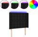 vidaXL Zaglowek do lozkou me LED, mayro, 103x16x118/128 cm, yliko