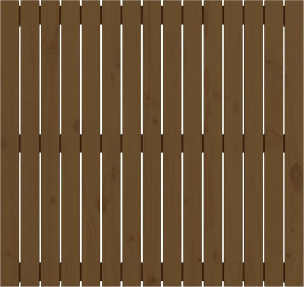 vidaXL Κεφαλάρι κρεβατιού, μελί καφέ, 95,5x3x90 cm, πεύκο