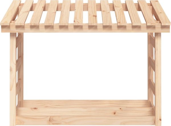 vidaXL Σταντ για ξύλα καυσίμου, 108x64,5x78 cm, πεύκο
