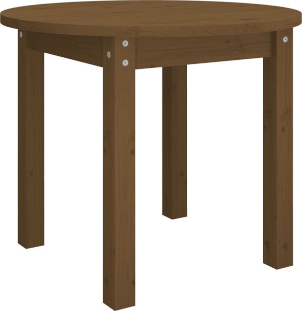 VidaXL Τραπεζάκι σαλονιού μελι καφέ, 55x45 cm, συμπαγές ξυλο πεύκου