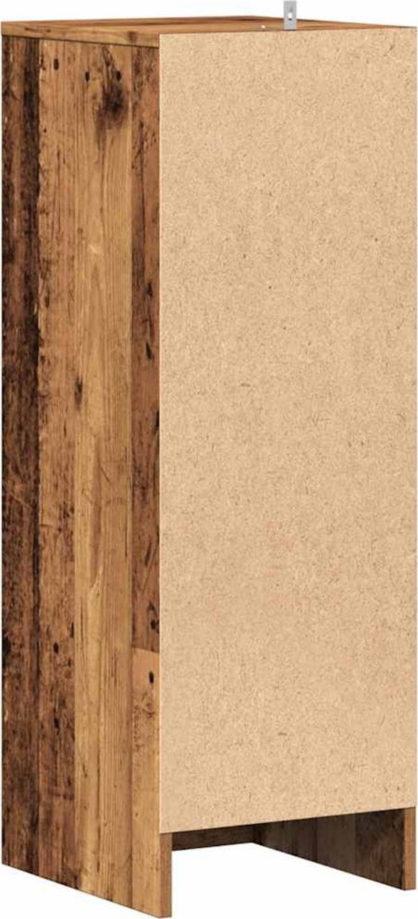 VidaXL Παπουτσοθήκη από Παλαιό Ξύλο, 32x35x92 εκ.