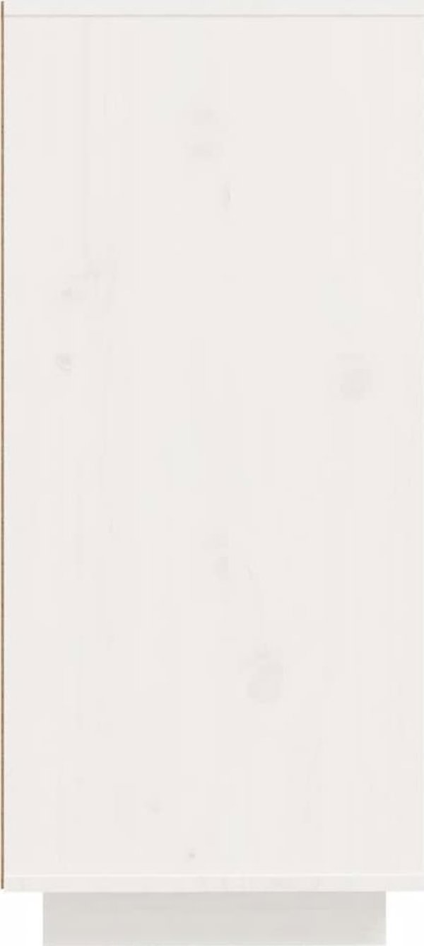 vidaXL Szafka, biala, 60x35x80 cm, lite drewno sosnowe