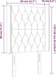 vidaXL Υποστύλωμα Κεφαλιού Uszak, Ροζ, 83x16x118/128 εκ., Βελούδο