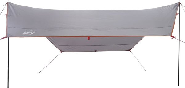 vidaXL Σκηνή κατασκήνωσης, πορτοκαλί, 430x380x210 cm, αδιάβροχη