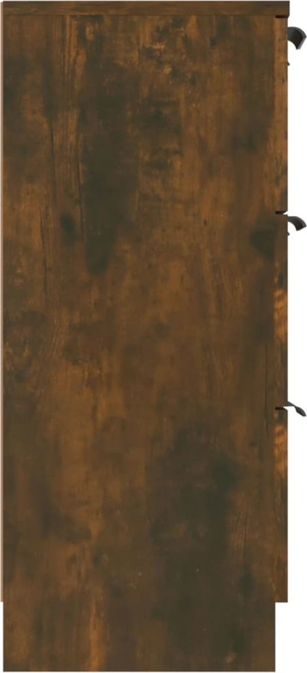 vidaXL Ντουλάπι, καπνιστή δρυς, 60x30x70 cm, υλικό ξύλου
