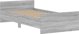 vidaXL Κορμός κρεβατιού, γκρίζο δρυς σονόμα, 100x200 cm υλικό ξύλου