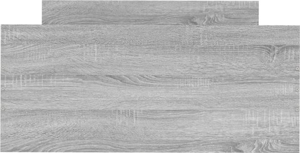 vidaXL Κορμός κρεβατιού, γκρίζο δρυς σονόμα, 100x200 cm υλικό ξύλου