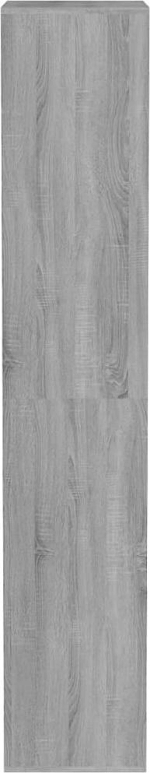 vidaXL Σταντ παπουτσιών, γκρι δρυς Sonoma, 54x34x183 cm