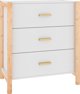 vidaXL Szafka λευκή 62x38x70 cm από ξύλινο υλικό