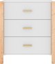 vidaXL Szafka λευκή 62x38x70 cm από ξύλινο υλικό