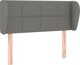 vidaXL Προσκέφαλο uszak, σκούρο γκρι, 103x23x78/88 εκ., υφασμάτινο