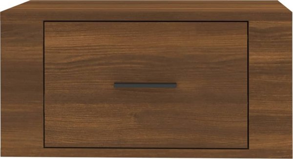 vidaXL Κρεμαστά κομοδίνα 2 τεμάχια καφέ δρυς 50x36x25 cm
