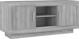 vidaXL Έπιπλο τηλεόρασης γκρι δρυς Sonoma 102x35x45 cm