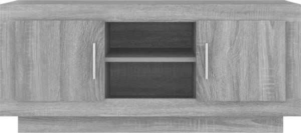 vidaXL Έπιπλο τηλεόρασης γκρι δρυς Sonoma 102x35x45 cm